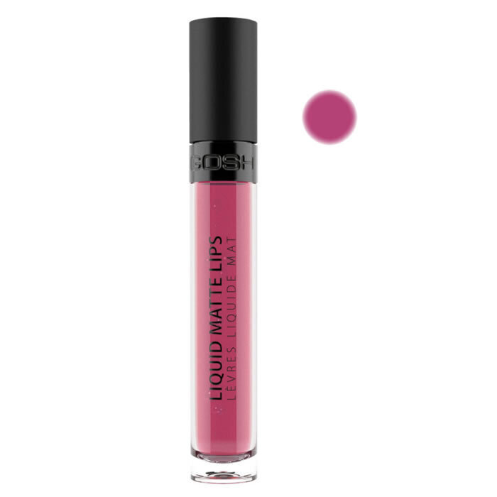 GOSH Liquid Matte Lips šķidrā lūpu krāsa 4 ml, 006 Berry Me cena un informācija | Lūpu krāsas, balzāmi, spīdumi, vazelīns | 220.lv