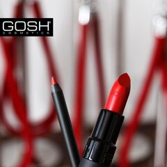 GOSH Velvet Touch Lipliner ūdensnoturīgs lūpu zīmulis 1.2 g, 004 Simply Red цена и информация | Помады, бальзамы, блеск для губ | 220.lv