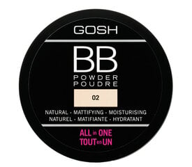 Gosh BB Powder pūderis 6.5 g, 02 Sand cena un informācija | Grima bāzes, tonālie krēmi, pūderi | 220.lv