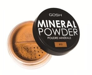 GOSH Mineral Powder minerālais pūderis 8 g, 012 Caramel cena un informācija | Grima bāzes, tonālie krēmi, pūderi | 220.lv