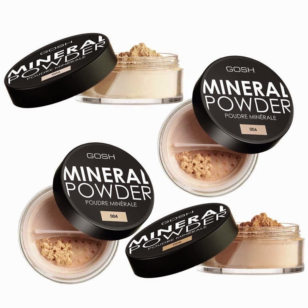 GOSH Mineral Powder minerālais pūderis 8 g, 014 Cappucino цена и информация | Grima bāzes, tonālie krēmi, pūderi | 220.lv