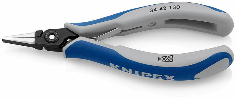 Knipex 3442130 elektronikas knaibles, 130 mm cena un informācija | Rokas instrumenti | 220.lv