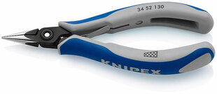 Knipex 3452130 pusapaļas elektronikas knaibles, 130 mm cena un informācija | Rokas instrumenti | 220.lv