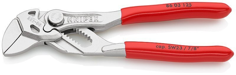 Knipex 8603125 uzgriežņu stangas, 7/8, HEX 23mm, 125mm cena un informācija | Rokas instrumenti | 220.lv