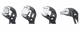 Knipex Cobra 8701150 ūdens sūkņa knaibles, 150 mm, HEX 30mm cena un informācija | Rokas instrumenti | 220.lv