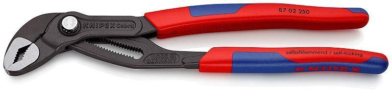 Knipex Cobra 8702250 ūdens sūkņa knaibles, 300 mm, HEX 60mm cena un informācija | Rokas instrumenti | 220.lv