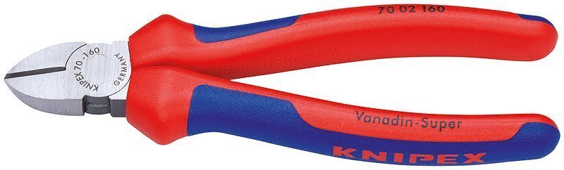 Knipex 7002160 sānu knaibles, 160 mm, sarkanas цена и информация | Rokas instrumenti | 220.lv