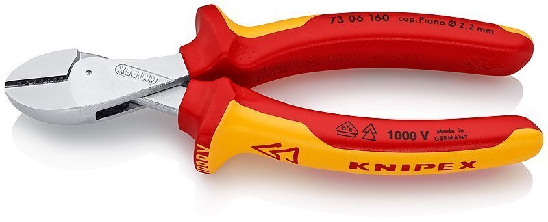 Knipex 7302160 sānu knaibles, 160 mm цена и информация | Rokas instrumenti | 220.lv