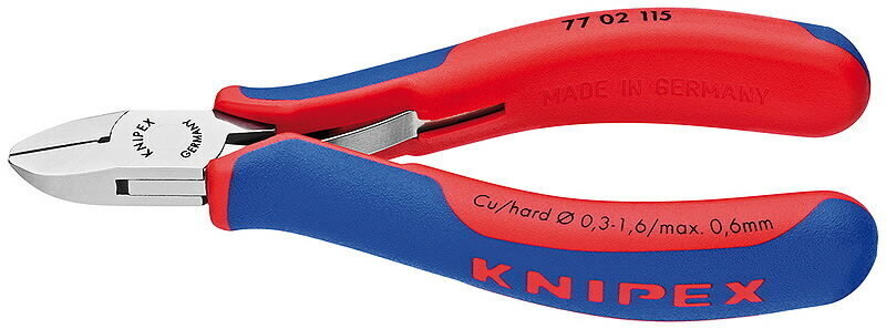 Knipex 7702115 sānu knaibles, 115 mm cena un informācija | Rokas instrumenti | 220.lv