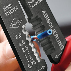 Knipex 9721215C vadu izolācijas noņemšanas knaibles, 230 mm cena un informācija | Rokas instrumenti | 220.lv