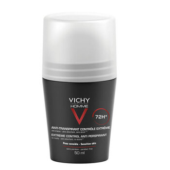 Vichy Homme 72h antiperspirants vīriešiem 50 ml cena un informācija | Dezodoranti | 220.lv