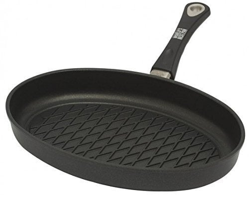 AMT Gastroguss I3524BBQEZ2 panna zivīm ar BBQ pamatni, 35 cm cena un informācija | Pannas | 220.lv