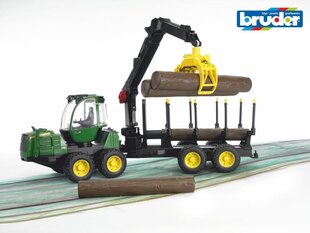 Bruder John Deere forvarders cena un informācija | Rotaļlietas zēniem | 220.lv