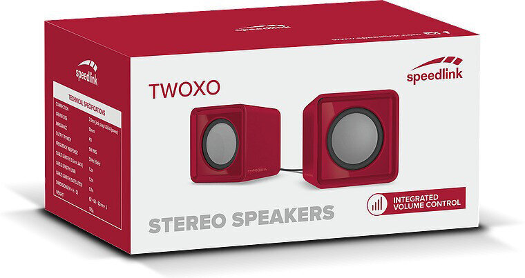 SpeedLink Twoxo SL-810004-RD цена и информация | Skaļruņi | 220.lv