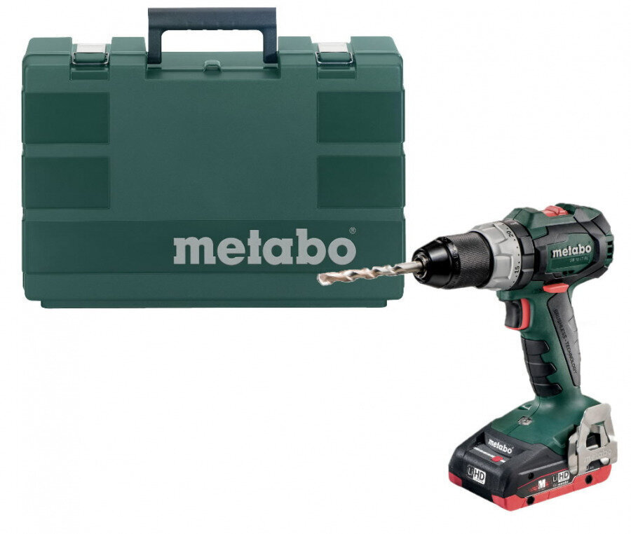 Metabo SB 18 LT BL akumulatora triecienurbjmašīna (602316800), 18V 2x4Ah LiHD цена и информация | Skrūvgrieži, urbjmašīnas | 220.lv