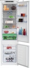 Beko BCNA306E4SN iebūvējams ledusskapis ar saldētavu, 193.50 cm NoFrost cena un informācija | Ledusskapji | 220.lv