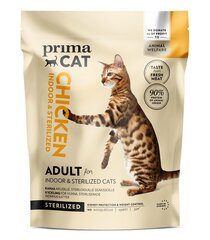 PrimaCat корм для стерилизованых кошек, с курицей 1,4kg цена и информация | Сухой корм для кошек | 220.lv