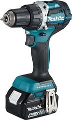 Аккумуляторная дрель Makita DDF484RTJ, 18В Li-ion / 2x 5,0 Ач цена и информация | Шуруповерты, дрели | 220.lv