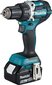 Makita DDF484RTJ akumulatora urbjmašīna, 18V / 2x5,0 Ah Li-ion цена и информация | Skrūvgrieži, urbjmašīnas | 220.lv