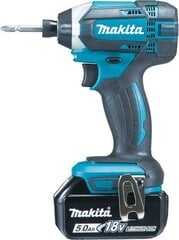 Аккумуляторная ударная отвертка Makita DTD152RTJ, 18 В / 2 x 5,0 Ач Li-ion, 165 Nm, LED цена и информация | Шуруповерты, дрели | 220.lv