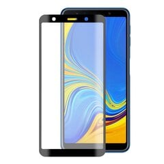 Samsung Galaxy A7 2018 2.5D rūdītā stikla ekrāna aizsargs, KSIX, Black cena un informācija | Ekrāna aizsargstikli | 220.lv