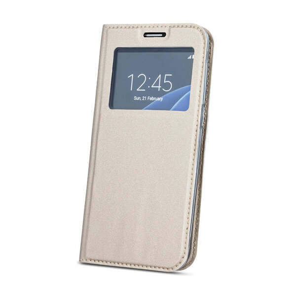 Blun Premium matēts eko ādas Magnētiskas Fiksācijas Sāniski atverams maks ar lodziņu un stendu Samsung Galaxy J6+ 2018 (J610) Ze internetā