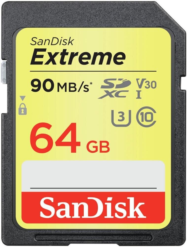 MEMORY SDXC 64GB UHS-3/SDSDXW6-064G-GNCIN SANDISK цена и информация | Atmiņas kartes fotokamerām | 220.lv