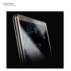 Usams US-BH369 2.5D 0.33mm 9H Премиум Arc Edge Закругленное защитное стекло для Samsung Galaxy Note 8 (N950) Прозрачное (на весь экран) цена и информация | Защитные пленки для телефонов | 220.lv