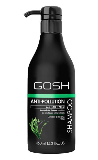 GOSH Anti Pollution Hair šampūns 450 ml cena un informācija | Šampūni | 220.lv