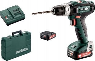 Аккумуляторная ударная дрель PowerMaxx SB 12 / 2x2,0 Ah, Metabo цена и информация | Шуруповерты, дрели | 220.lv