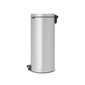 Atkritumu tvertne, NewIcon 30L Metallic Grey cena un informācija | Miskastes | 220.lv