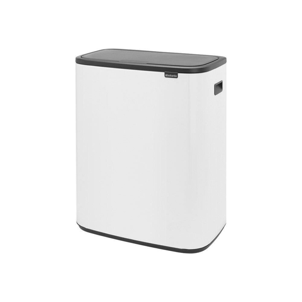 Atkritumu tvertne Bo Touch bin 2x30L White cena un informācija | Miskastes | 220.lv