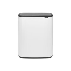 Atkritumu tvertne Bo Touch bin 2x30L White cena un informācija | Miskastes | 220.lv