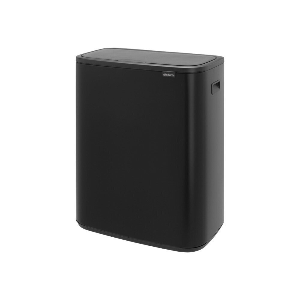 Atkritumu tvertne Bo Touch bin 2x30L Matt Black цена и информация | Miskastes | 220.lv