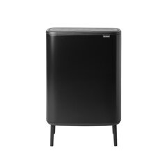 Atkritumu tvertne Bo Touch bin Hi 60L Matt Black цена и информация | Мусорные баки | 220.lv