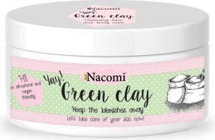 Nacomi Clay sejas maska 65 g cena un informācija | Sejas maskas, acu maskas | 220.lv