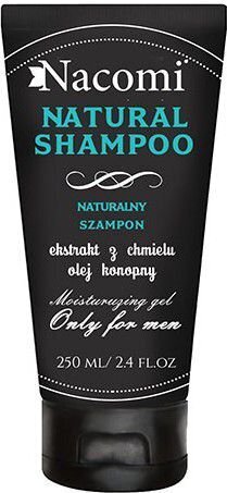 Nacomi Natural For Men šampūns vīriešiem 250 ml cena un informācija | Šampūni | 220.lv