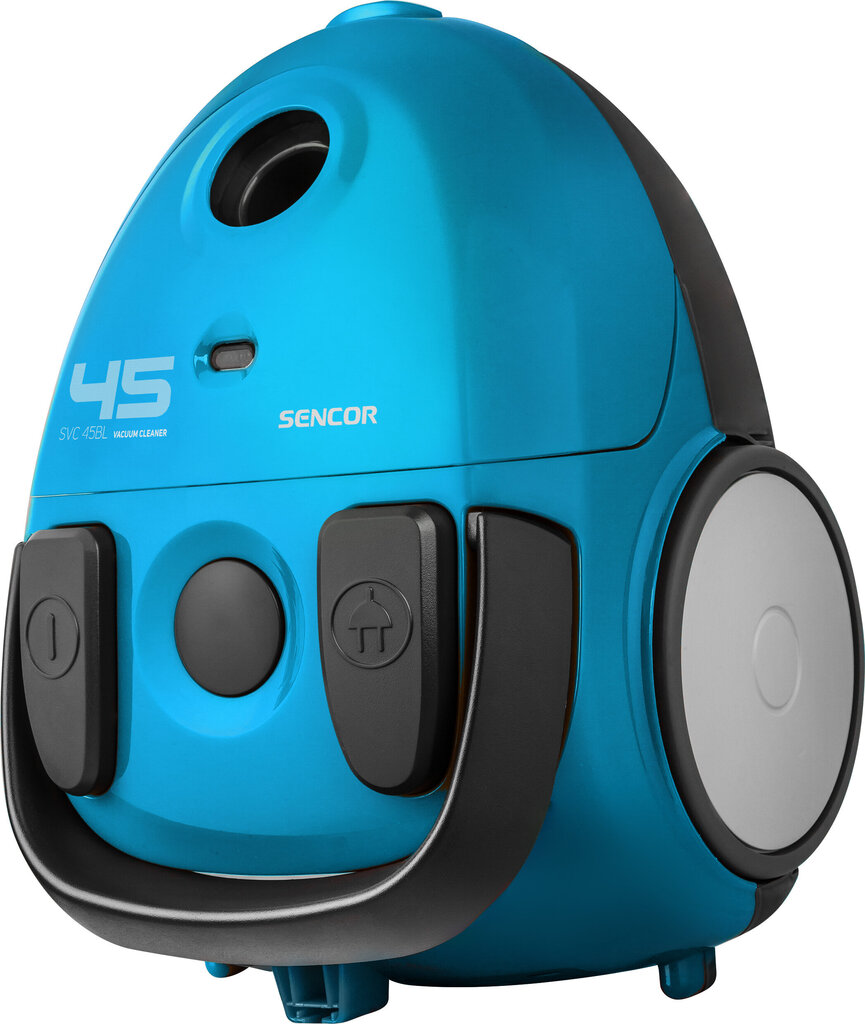Sencor SVC45BL-EUE3 putekļu sūcējs ar maisiņu, zils cena un informācija | Putekļu sūcēji | 220.lv