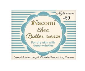 Nacomi Shea Butter Cream крем для лица 50 ml цена и информация | Наносите на чистую кожу лица. Подержите около 10-15 минут и смойте водой. | 220.lv