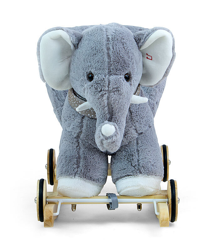 Milly Mally šūpuļkrēsls ar riteņiem zilonis cena un informācija | Rotaļlietas zīdaiņiem | 220.lv