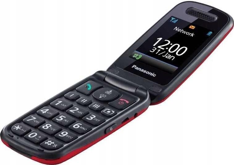 Panasonic KX-TU456EXRE Red cena un informācija | Mobilie telefoni | 220.lv