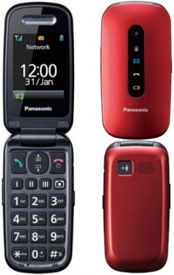 Panasonic KX-TU456EXRE Red цена и информация | Mobilie telefoni | 220.lv