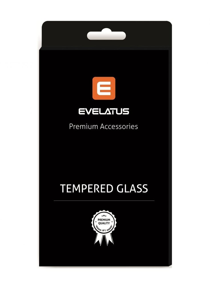 Aizsargstikls Evelatus    Huawei    Honor 10 Lite 2.5D Black Frame (Edge Glue) cena un informācija | Ekrāna aizsargstikli | 220.lv
