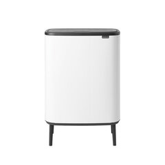 Atkritumu tvertne Bo Touch bin Hi 2x30L White цена и информация | Мусорные баки | 220.lv