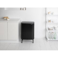 Atkritumu tvertne Bo Touch bin Hi 2x30L Matt Black цена и информация | Мусорные баки | 220.lv