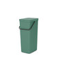 Atkritumu tvertne Sort & Go 40L Fir Green cena un informācija | Miskastes | 220.lv