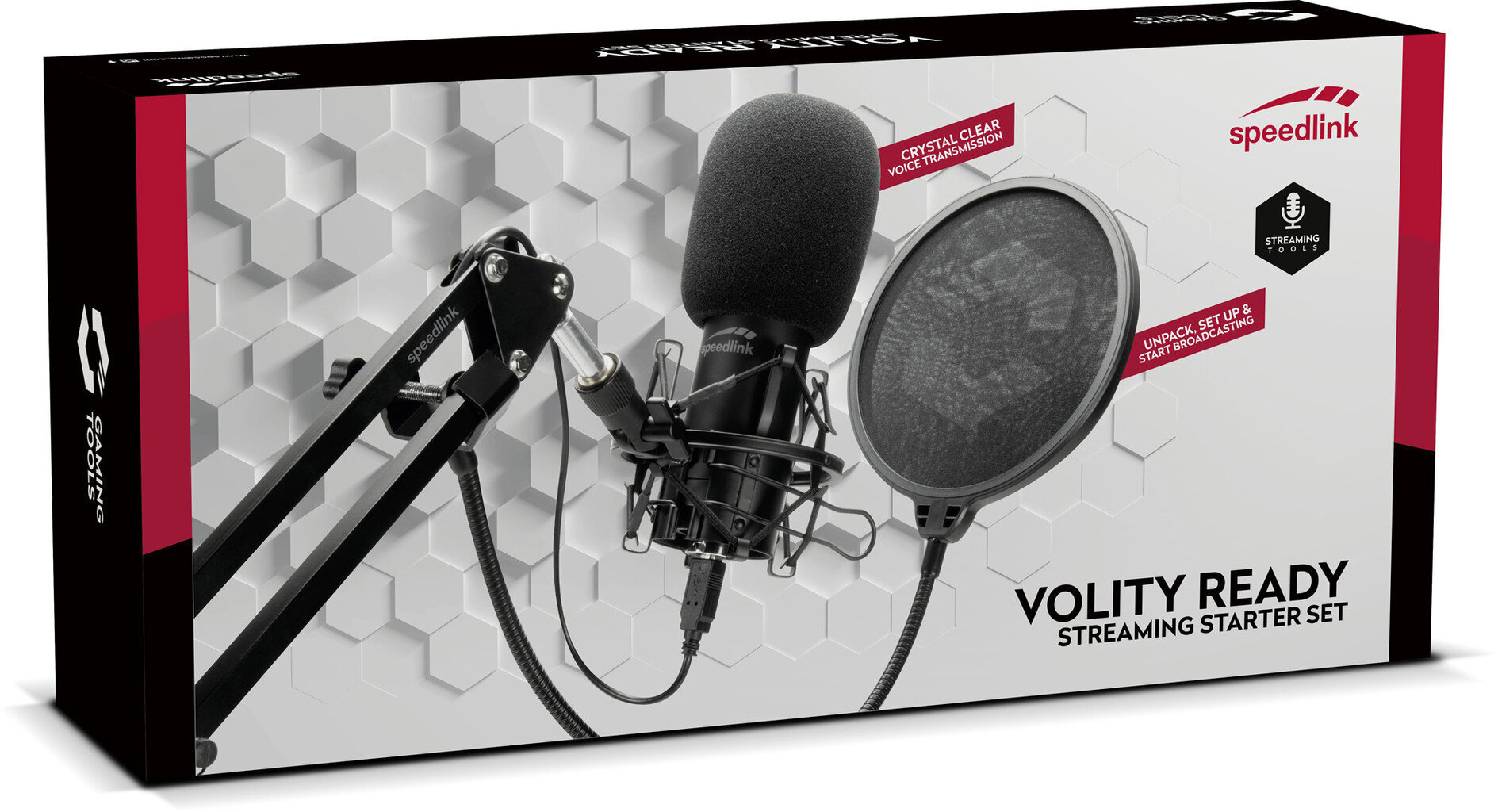 Speedlink Volity Ready Streaming Starter Set cena un informācija | Mikrofoni | 220.lv