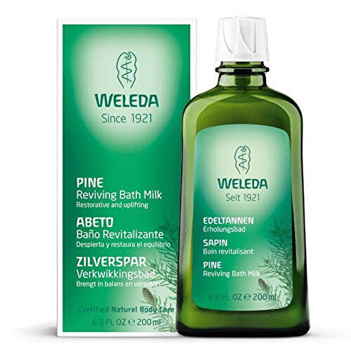 Weleda Pine Bath Milk vannas putas 200 ml cena un informācija | Ķermeņa krēmi, losjoni | 220.lv