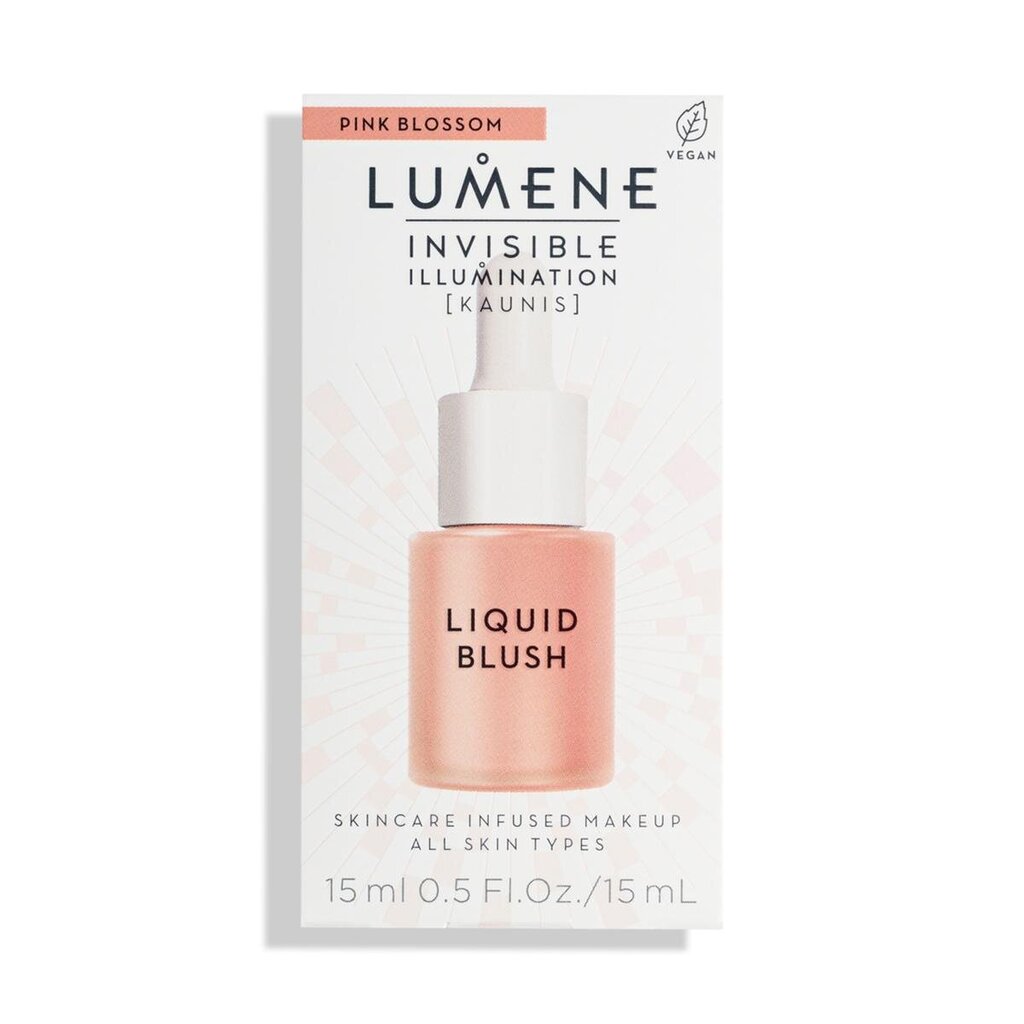 LUMENE Invisible Illumination vaigu sārtums Pink Blossom 15ml cena un informācija | Bronzeri, vaigu sārtumi | 220.lv