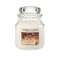 Yankee Candle All Is Bright aromātiska svece 411 g cena un informācija | Sveces un svečturi | 220.lv